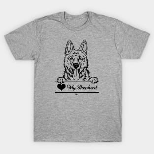 Heart My Shepherd Illustration, Variant T-Shirt